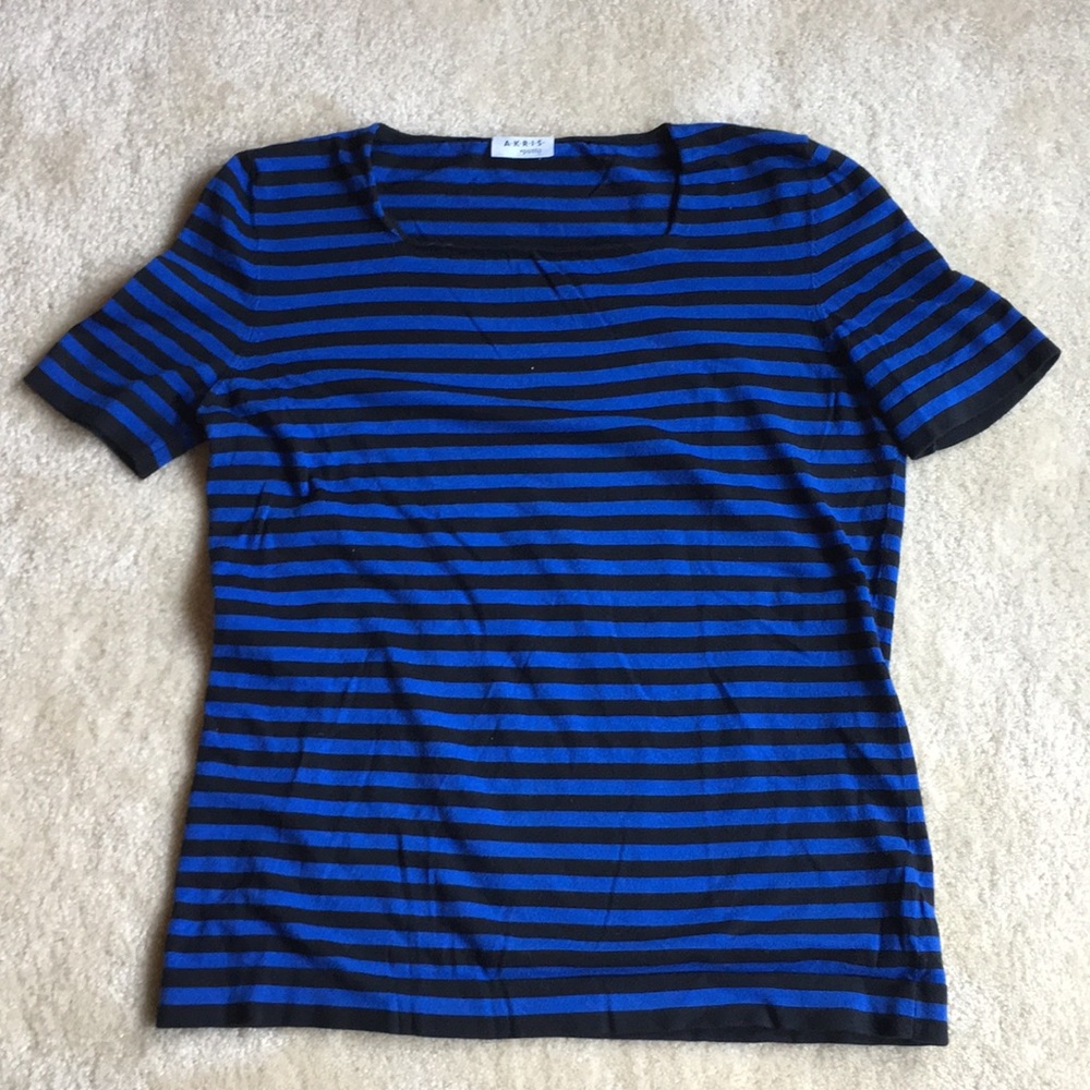 Akris Punto stripped square neck tee